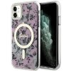 Guess GUHMN61HCFWSP iPhone 11 / Xr 6.1 różowy/pink hardcase Flower MagSafe